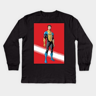 invincible poster Kids Long Sleeve T-Shirt